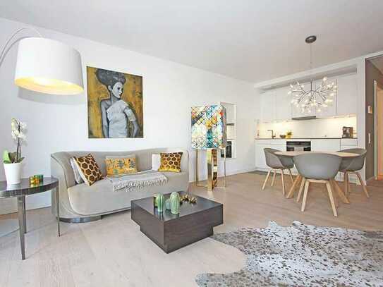 Exklusiv! Luxuriös möblierte 2-Zimmer-Wohnung in der Maxvorstadt mit ruhiger Loggia in den Innenhof