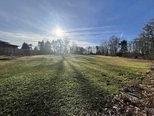 große Bauvorhaben für die ganze Familie erfordern viel Platz - über 5.000 m² großes Grundstück!