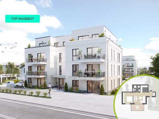 Neubau 2-Zimmer-Wohnung mit XL-Balkon I Aufzug I provisionsfrei