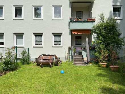 Gemütliche 2 Zimmer Wohnung mit Balkon u. Gartenanteil