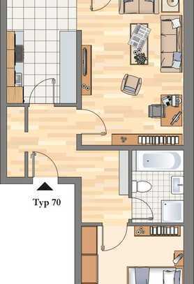 2-Zimmer-Wohnung in Hattingen Stadtmitte