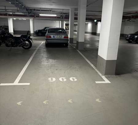 Tiefgaragenstellplatz im Gallus zu vermieten