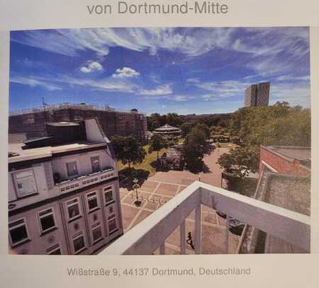 Penthouse-Gewerbefläche (Büro, Praxis) mit direktem Fahrstuhlzugang in Top-Lage von Dortmund-Mitte