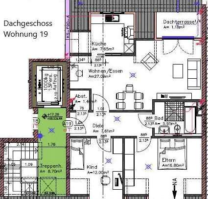 3-Raum-DG-Wohnung mit gehobener Innenausstattung mit Balkon und EBK in Düsseldorf