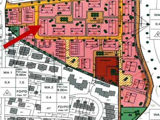 Bauträger aufgepasst! Exklusives Baugrundstück für ein Mehrfamilienhaus im Neubaugebiet "Riedwiesen"