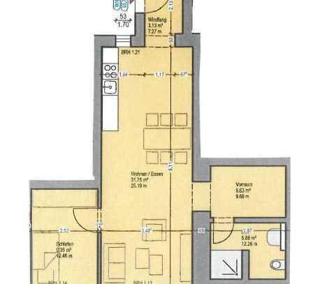 Neu renovierte 2-Raum-Wohnung mit EBK in Remagen