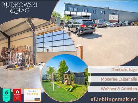 Wohnen und Arbeiten ¦ Zentrale Lage ¦ Moderne Lagerhalle