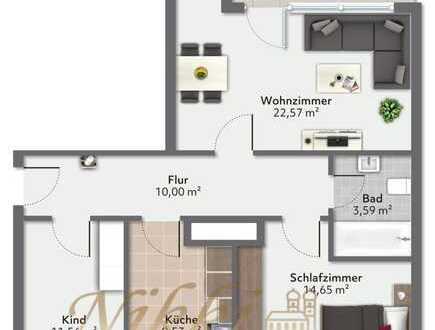 3-Zimmer-Wohnung - in ruhiger Lage in Eching!