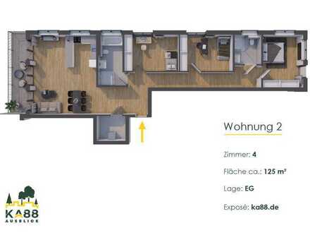 🏡 Einzigartiges Wohnen 💎 Luxusleben in geräumiger 4-Zi.-Wohnung mit Balkon & Blick ins Grüne 🌳