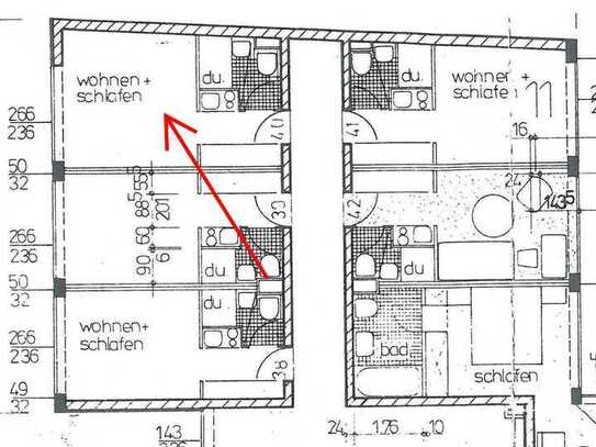 Göttingen Oststadt - Einzimmer-Appartment mit PKW Stellplatz in TG