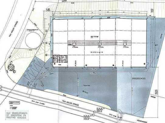 Gewerbe Baugrundstück inkl. Projekt und Baugenehmigung in Tauberbischofsheim