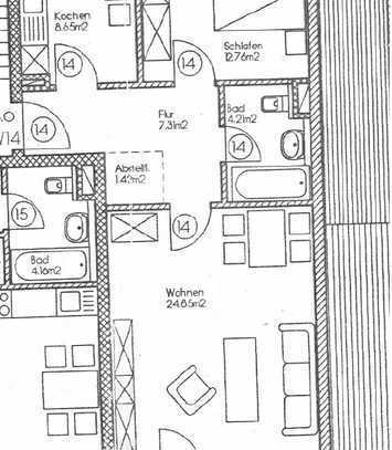 2 ZKB Wohnung in Obertraubling -mit Balkon und Tiefgaragenstellplatz