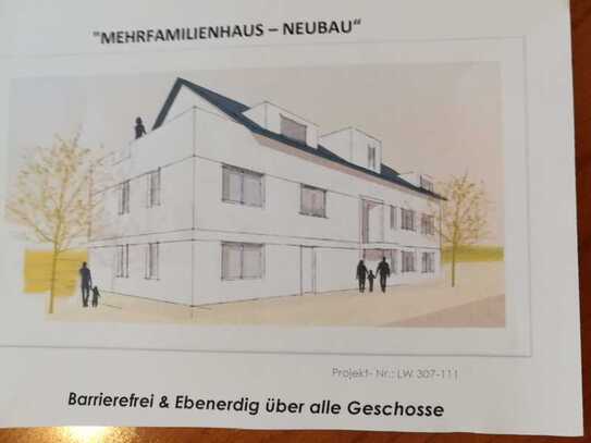 Neubau eines barrierefreien 6 - Familienhauses