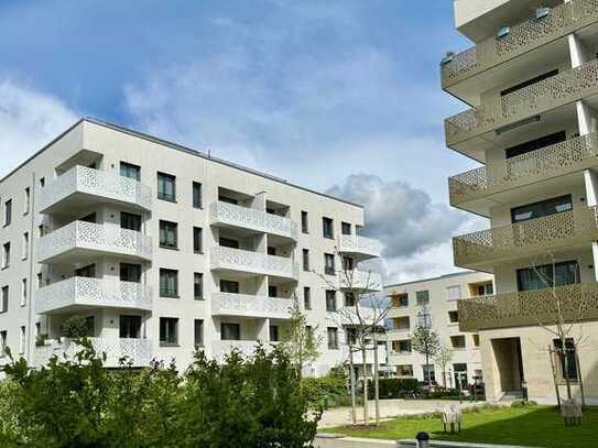 Neubau - Top ausgestattet - 3-Zi. Wohnung direkt am Park und dem Truderinger Wald gelegen