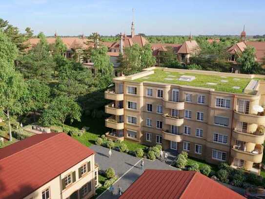 Parkvilla Amalia: Effizient geschnittene 3-Zimmerwohnung mit Blick zum Wasserturm