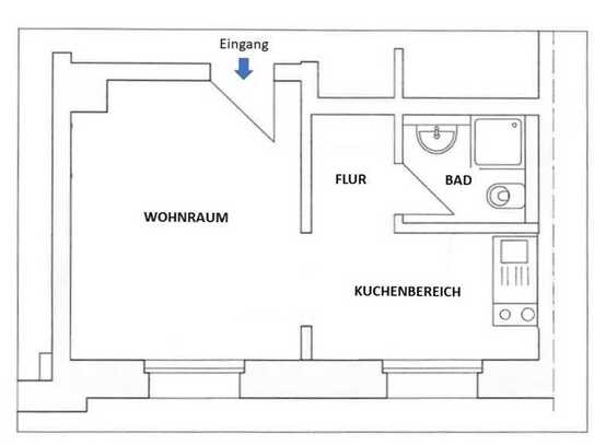 Stilvolle 1-Zimmer-Wohnung in Leipzig