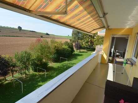 4-Zi.-ETW mit ca. 10 m² Südbalkon u. unverbaub. Blick auf Wiesen u. Felder in Lappersdorf/Pielmühle