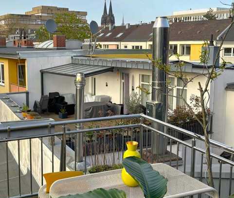 City-Terrassenhaus mit Loftwohnungen in ruhiger Lage