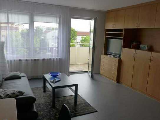 Schöne 1 Zimmer Wohnung 34m mit Balkon, Einbauküche und Tiefgaragenplatz in Schwieberdingen