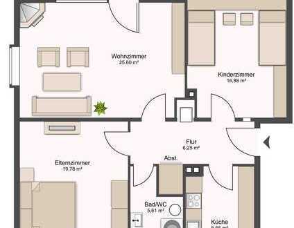 3-Zimmer-Wohnung in Köfering