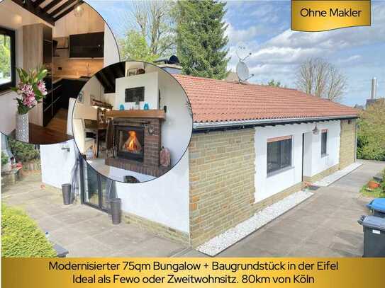 Modernisierter Bungalow + Baugrundstück