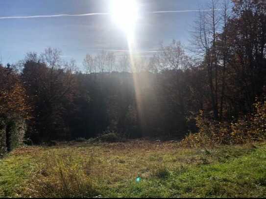 Sonniges Baugrundstück in unverbaubarer Lage