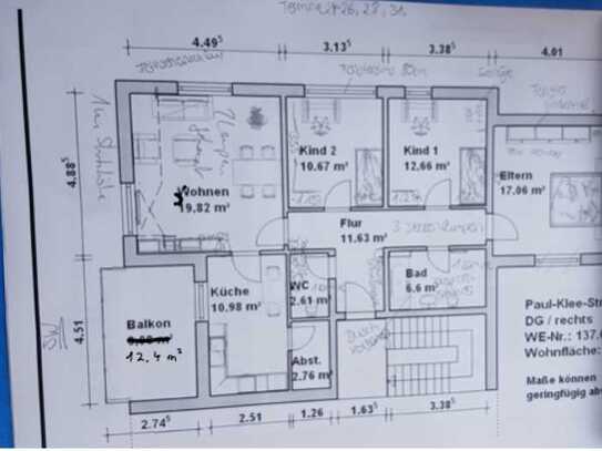 Renovierte 3 Zimmer sucht neue Mieter