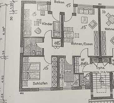 Attraktive 3-Zimmer-Wohnung mit Balkon und Einbauküche in Münsingen