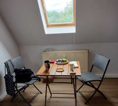 Helle Dachgeschoßwohnung auf dem Lande