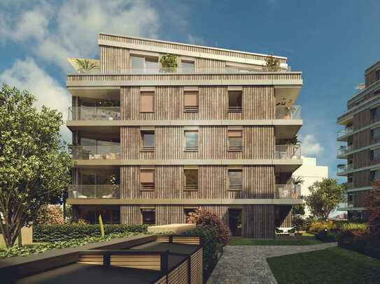 3-Zi.-Wohnung mit Loggia in moderner, nachhaltiger Architektur – gut angebunden an der Spree