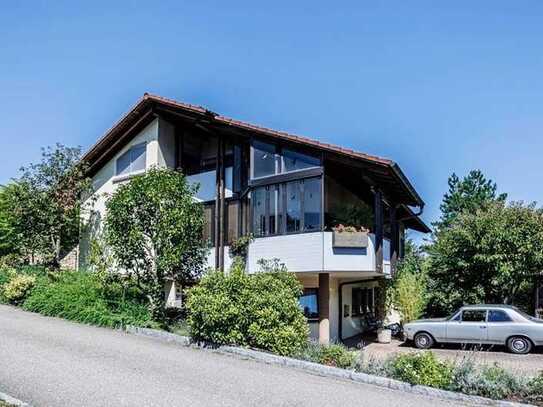 Solides Architektenhaus (3 Wohnungen) mit Garten in Rheinfelden-Herten