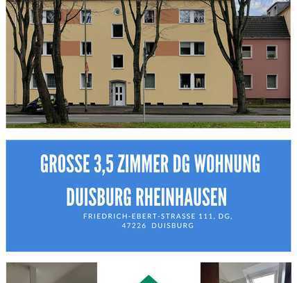 Große 3,5 Zimmer Dachgeschosswohnung - Duisburg Rheinhausen