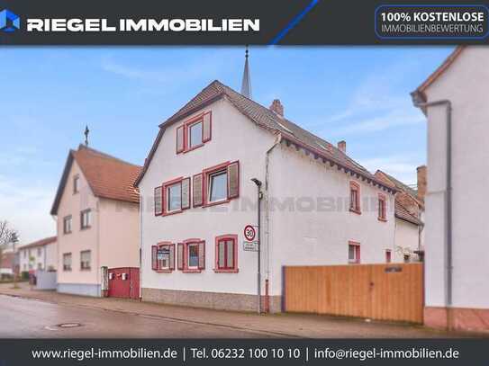 Sie hier? Wir auch! 2 Familienhaus mit 7 Zimmern, 3 Bädern, 3 Küchen, Scheune, 830 m² gr. Grundst.