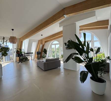 Furnished & bright Penthouse over Kreuzberg`s roof for 5 or 6 months with Sauna and Ice Bath.