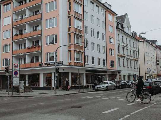 Kleine Ladenfläche, Hochfrequenz, mit Lager - München-Schwabing