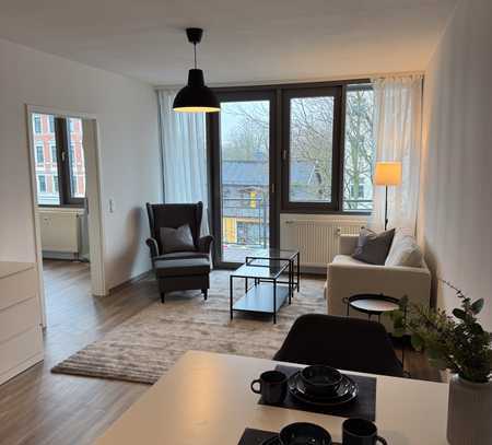 Elbinsel Magdeburg: Sanierte 2-Zimmer-Wohnung mit Balkon in Top-Lage!