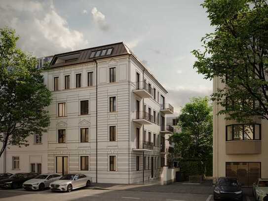 Spektatkuläres Dachgeschoss+Repräsentativer Altbau+6ZKB+ S/W Loggien+40m² Dachgarten+Isarvorstadt