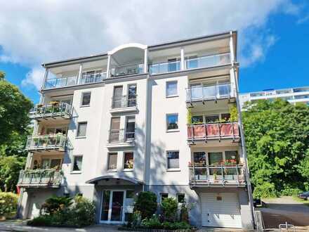Grüne, ruhige Zentrumslage mit Balkon, Aufzug und Garage