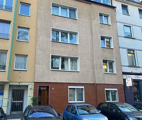 Leben im Zentrum von Düsseldorf! 3-Zimmer Wohnung mit Balkon und Badewanne in beliebter Lage