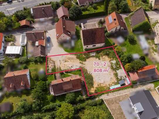 Bereit für den Bau: genehmigtes Baugrundstück 808m² in Simmelsdorf wartet auf Sie!