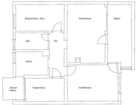 3-Zimmer-Wohnung mit Balkon in Neckarsulm-Amorbach