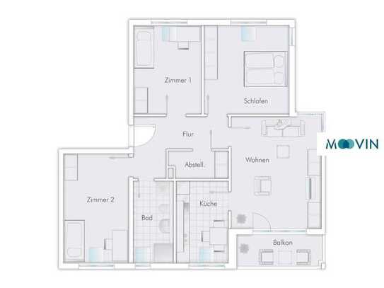 Familien aufgepasst: Große 4-Zimmer-Wohnung mit Balkon in Wismar
