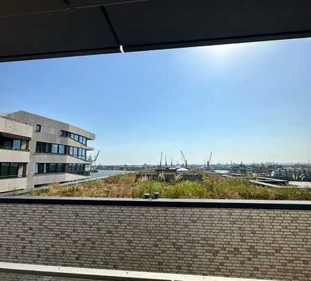 Schöne lichtdurchflutete Wohnung mit traumhaften Elbblick in der HafenCity