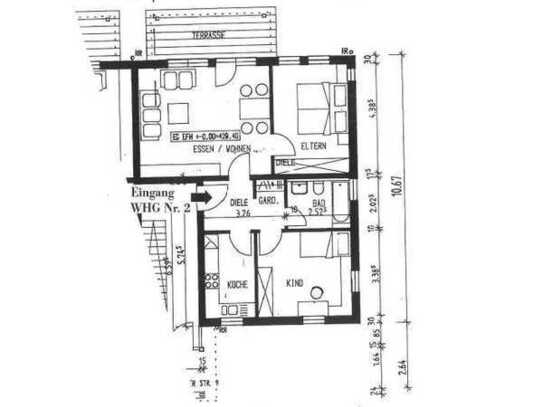 Stilvolle, gepflegte 3-Zimmer-Terrassenwohnung in Dürnau