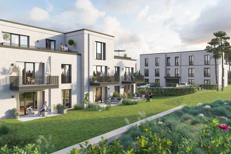 „Komfortabel wohnen mit Stil – Erdgeschosswohnung mit Südgarten im Projekt Alsterperlen“