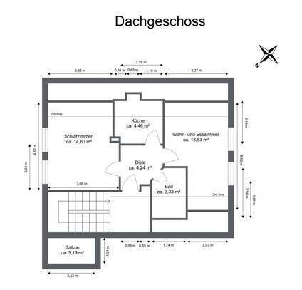 Gemütliche Dachgeschosswohnung (2.Stock) in Cronenberg