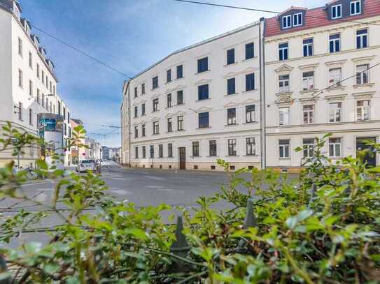 2 Zimmer und ein Süd-Balkon: Vermietete Wohnung in Gohlis-Süd