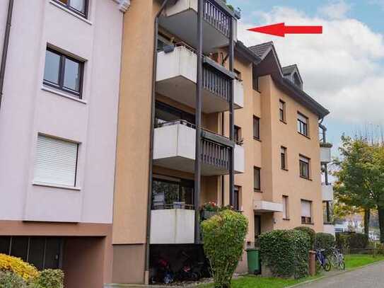 Bezug nach Absprache – 
2-Zimmer-Dachgeschosswohnung in Freiburg-Zähringen