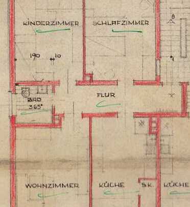 RENOVIERTE 3-Zimmerwohnung mit Tageslichtbad|Wohnen am Stadtrand | Gelskirchen Heßler