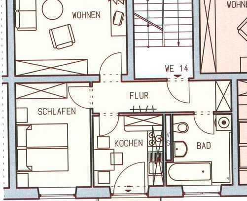 An der Humboldthöhe im 1. OG - frei ab 1.4.25 - Haus mit 3 Wohneinheiten